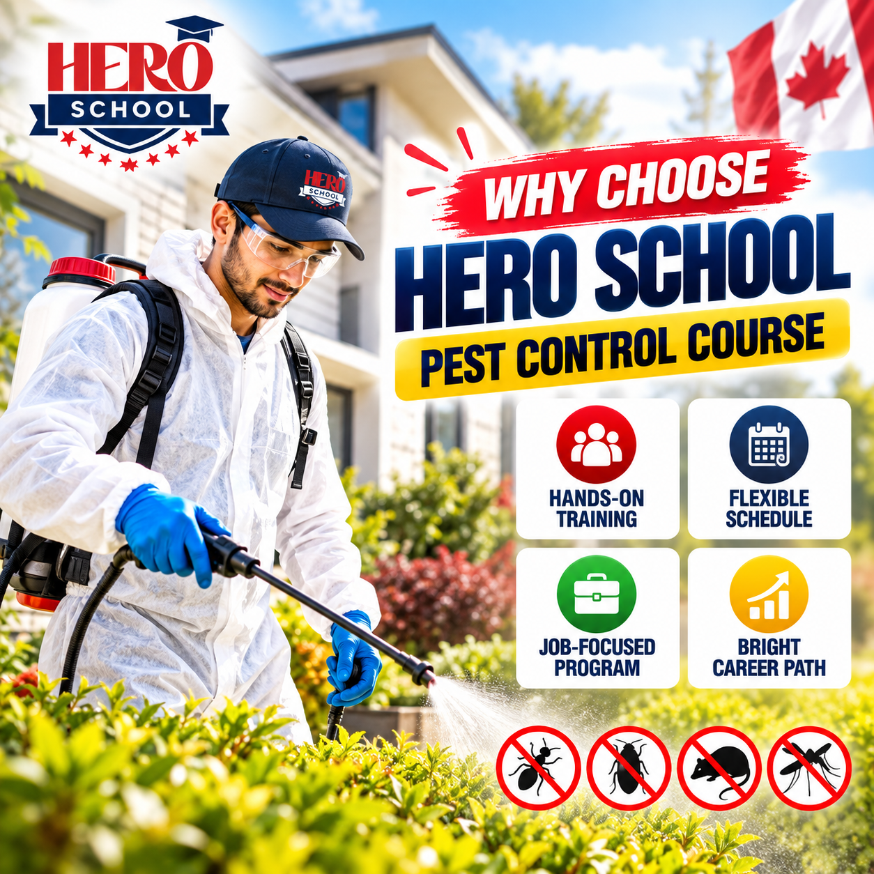 Pest Control Training at Hero School