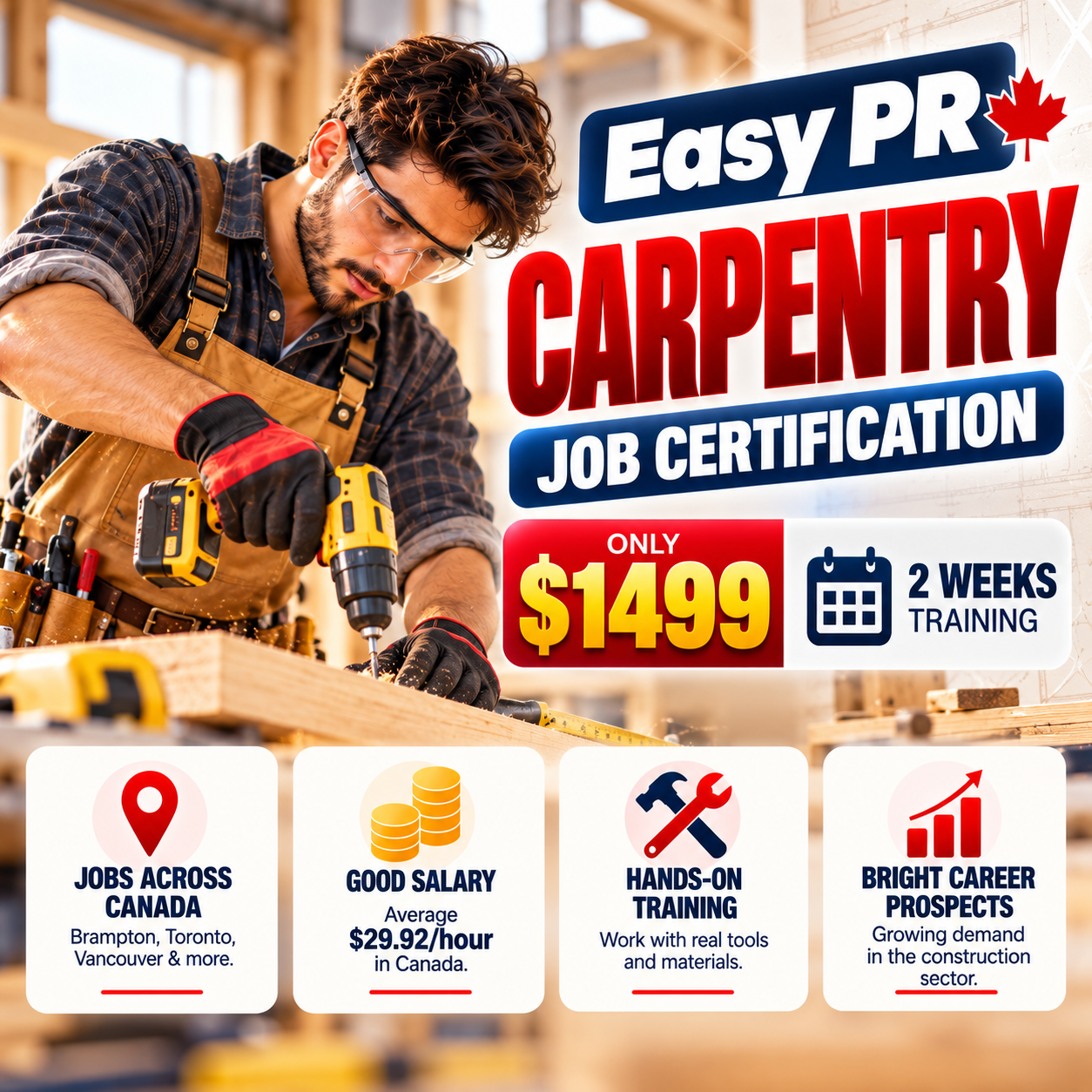 Carpenter Course in Brampton